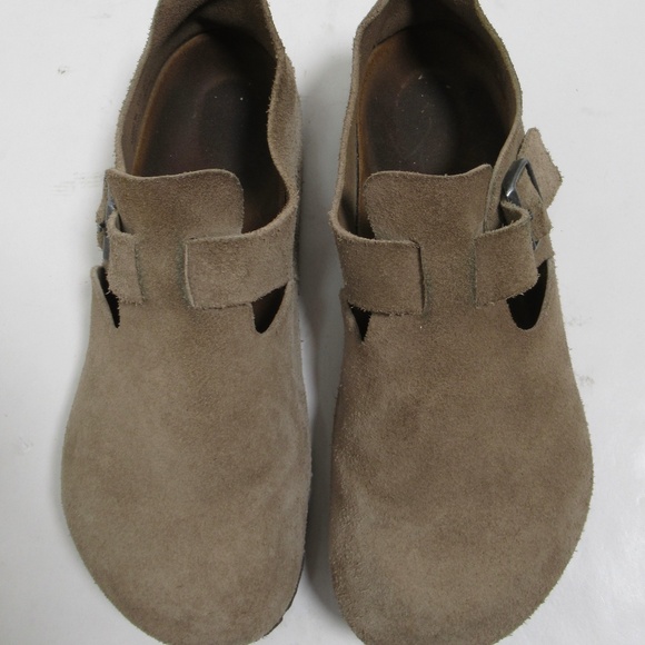 Birkenstock Men's London Suede Leather Taupe 12 US / 10 UK / 45 EU - Picture 2 of 12